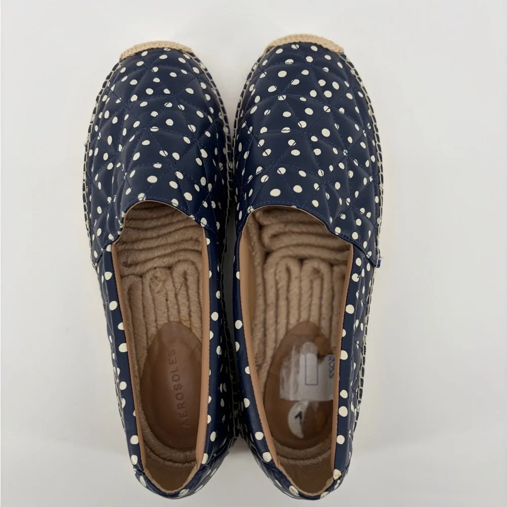 New‎ Aerosols Espadrilles Women's Size 10 Blue White